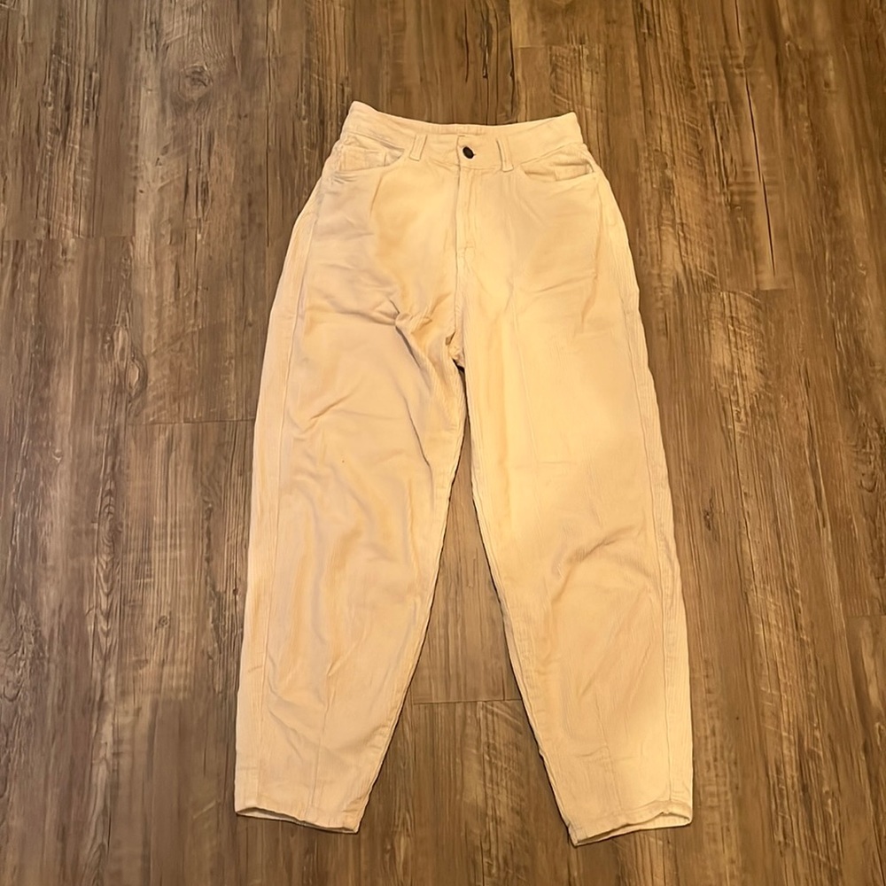 Cream Corduroys